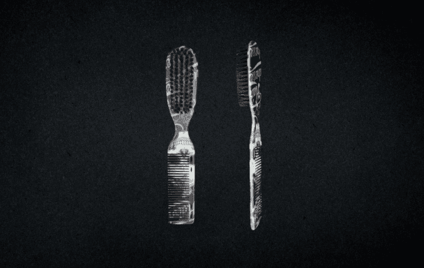 Brosse + Peigne 9068