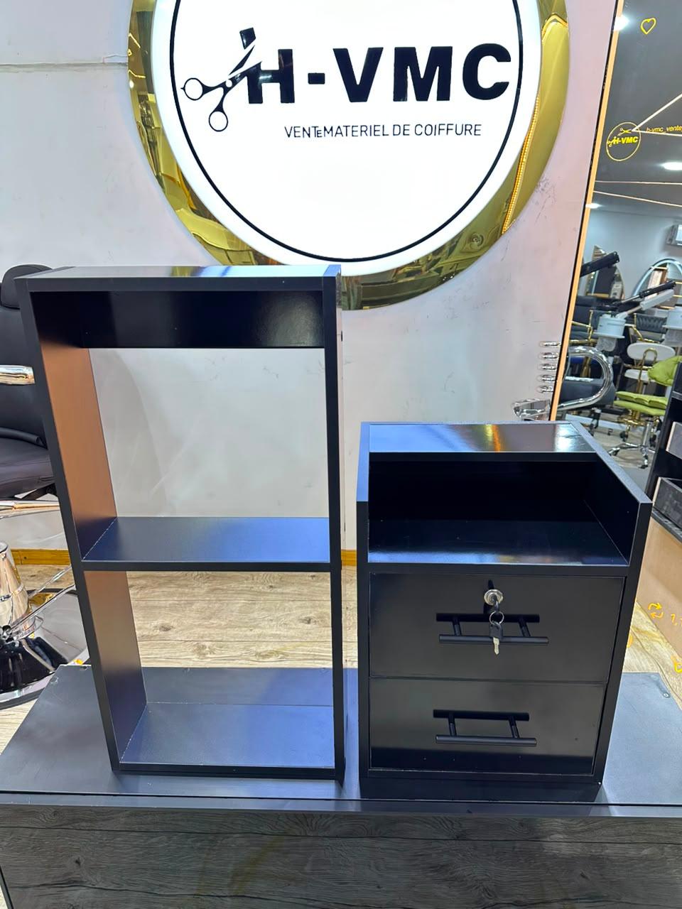 caisse avec étagère